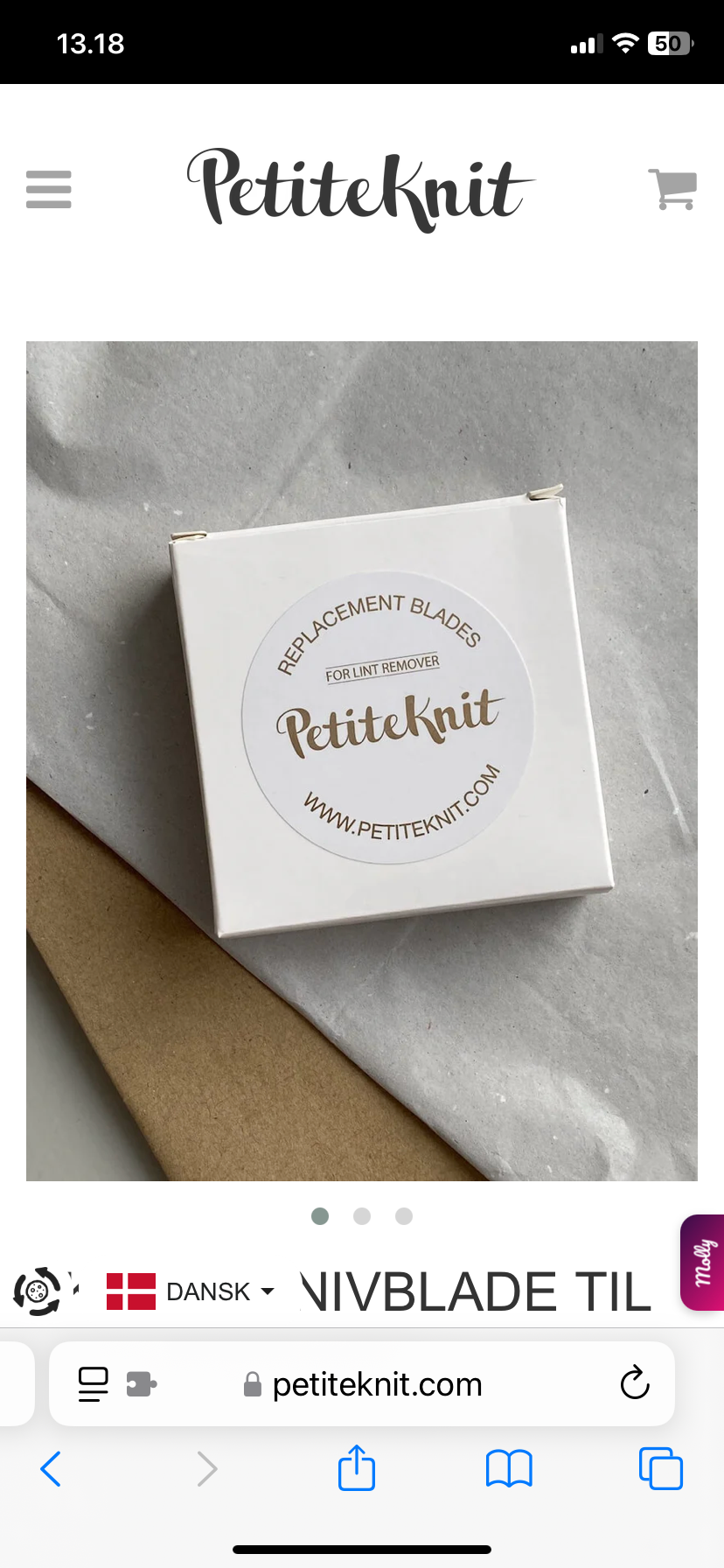 Lint remover ekstra knivblad