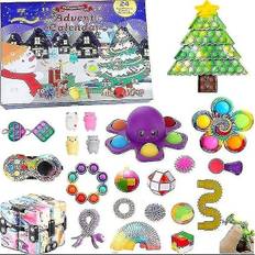 Julkalender med Fidget Toys - Stressreducerande Fidget Leksaker i Blind Box för Barn 10