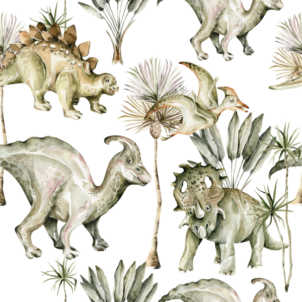Fototapet – Typer af dinosaurer