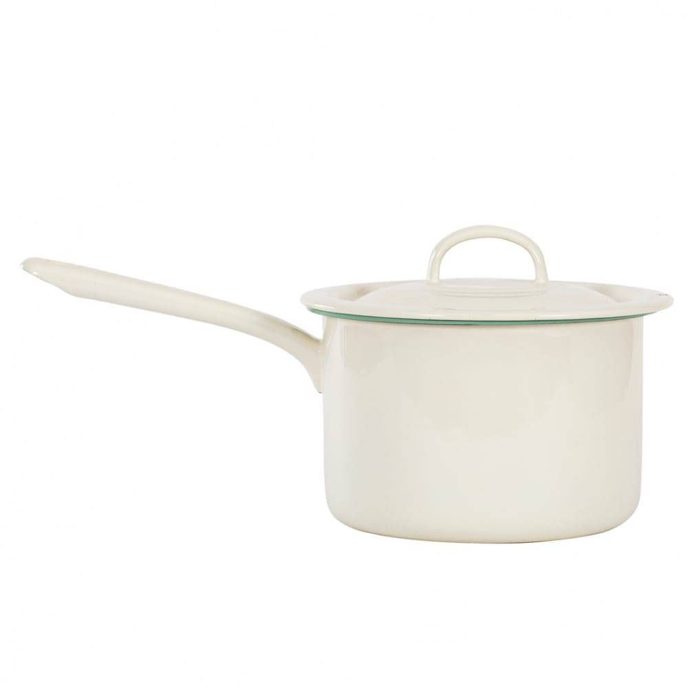 Kastrull med långt handtag, 16 cm/2,3 l från Kockums Jernverk - Cream Lux
