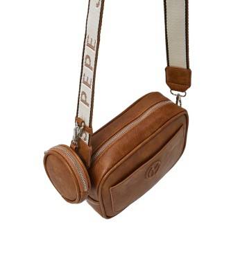 Pepe Jeanstil kvinder. PL031298 Brun Bassy-taske (OSFA), Casual, Polyuretan
