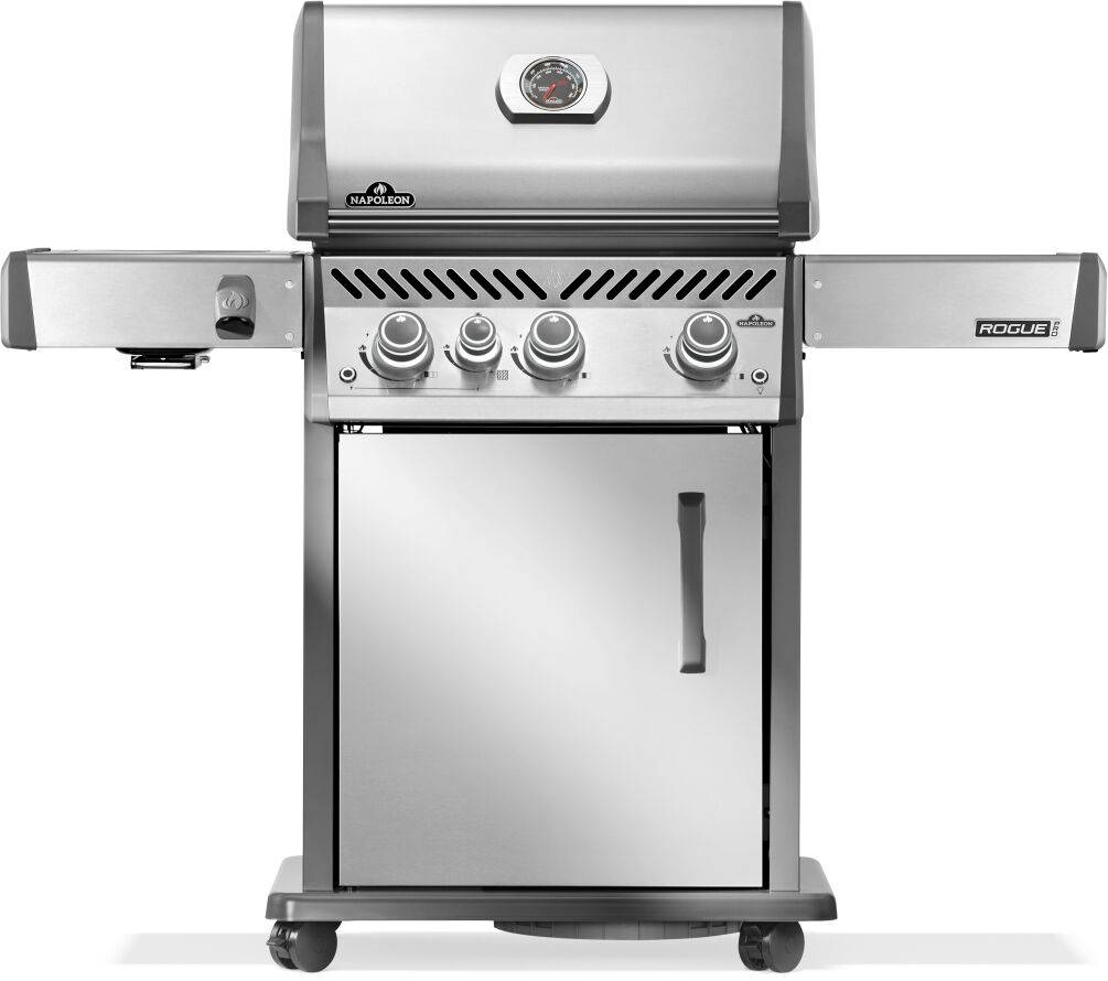 Napoleon Gasgrill Rogue PRO 425 SIB Edelstahl mit Infrarot-Seitenbrenner SIZZLE ZONE