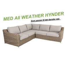 Glendon Hjørnesofa m/All Weather Hynder