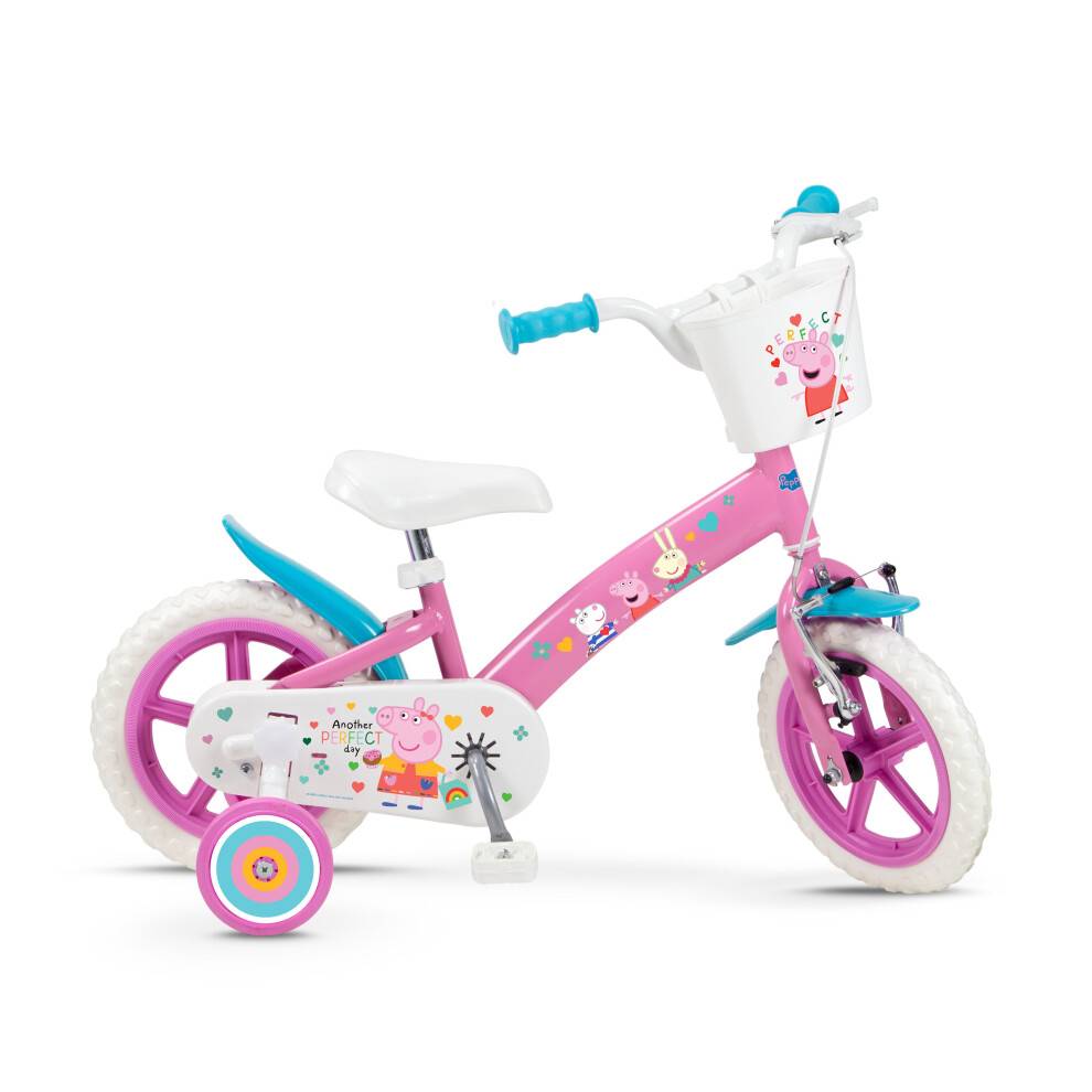 Children's bicycle 12" Peppa Pig pink 1195 Pink TOIMSA