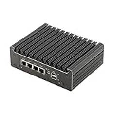 HUNSN Micro Firewall Appliance, Mini PC, Pfsense, Mikrotik, OPNsense, VPN, Router PC, Celeron N4500, RS41, 4 x 2.5GbE I226-V, Console, Type-C, HDMI, DP, SIM Slot, 4G RAM, 32G SSD