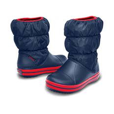 Crocs Winter Puff Boot Kids Snöstövlar unisex - barn, Blue Navy Red, 32 EU
