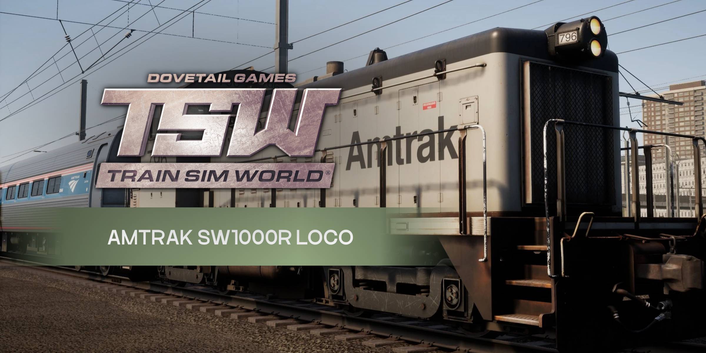 Train Sim World Amtrak SW1000R Loco Add On DLC (PC) - Standard