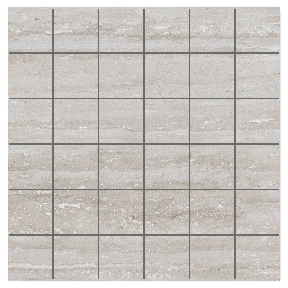 Mosaik Klinker Medelhav Gråbeige Matt 30x30 (5x5) cm
