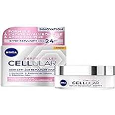 NIVEA Expert Filler CELLULAR Dagvård FPS15 (1 x 50 ml), Uppstramande anti-aging vård berikad med ren folsyra och hyaluronsyra, fyllig vård för mogen hud