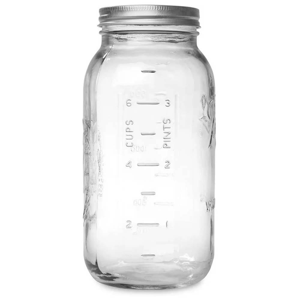 Mason jar - Half gallon 1,9 liter - Wide mouth
