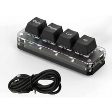 XYZA Tiny Keyboard Copy Paste Cut All Select Keyboard 4key for Black Mac/iPad/iPhone XA-TK4KMAC