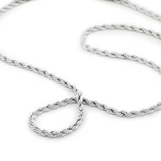 Charlotte Bonde STHLM Signature Stack Rope Chain 80 cm Halsband Dam Silver ONESIZE