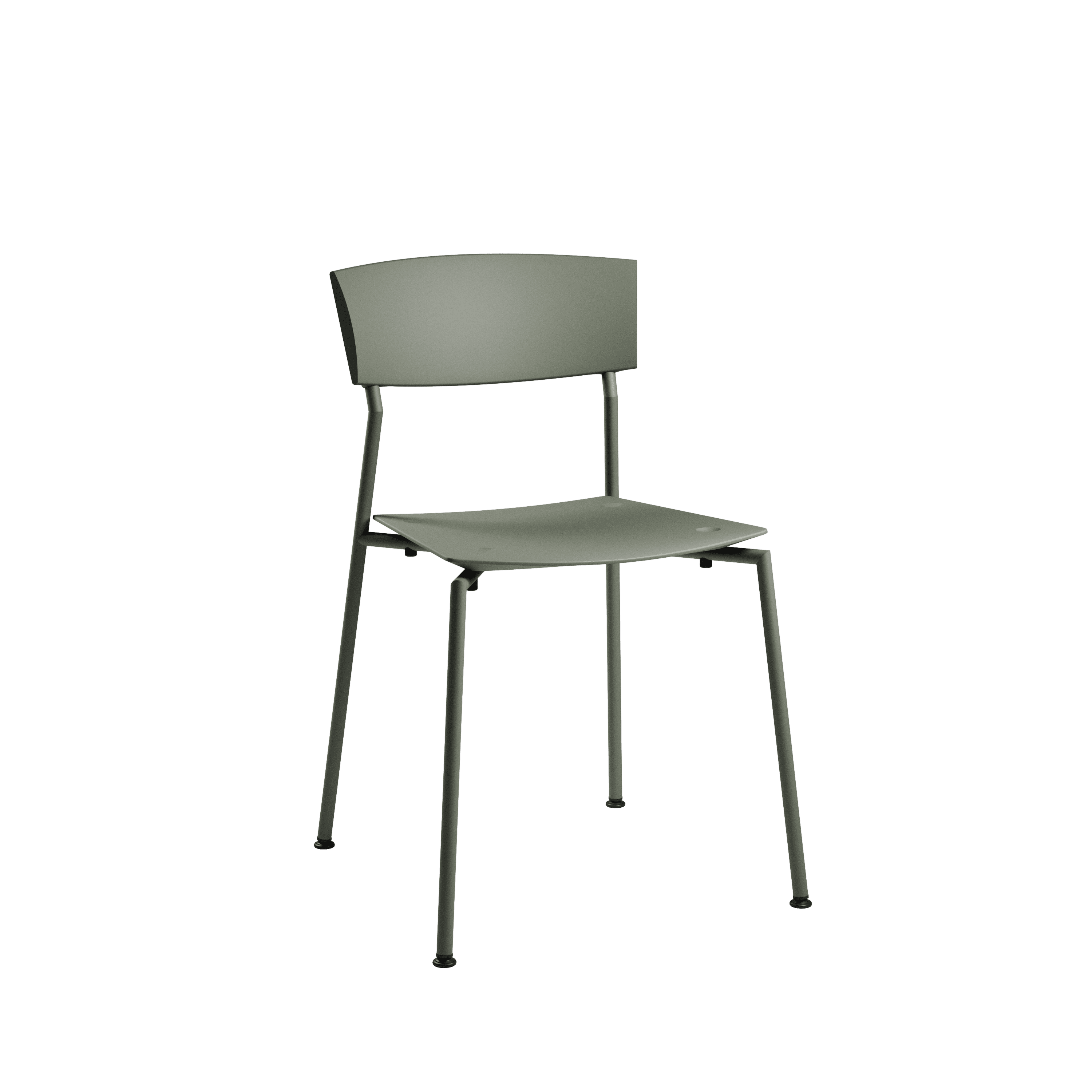 Randers+Radius Pure Stol, Sandy Grey Krom.