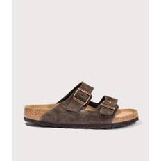 Arizona Suede Leather Sandals - 7.5 / Mocha / 951311