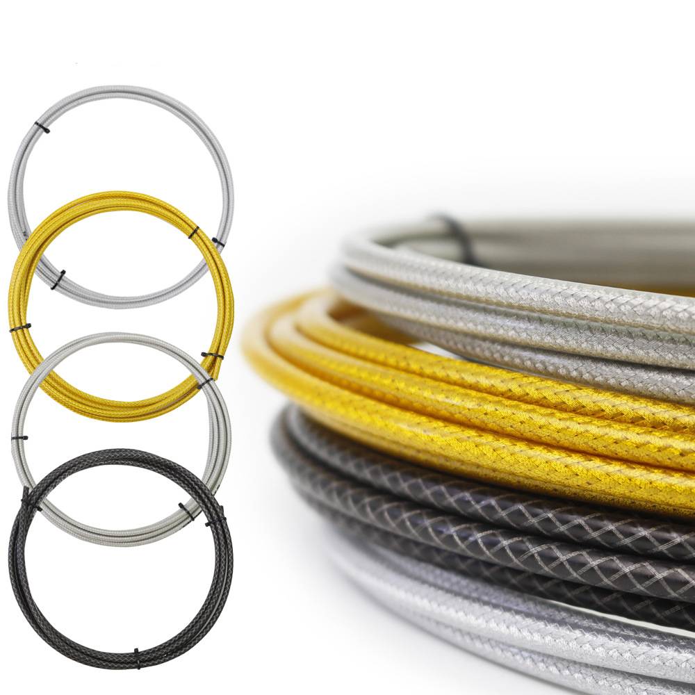 3 Meters Bike Braided Cable Slick Lube Shift Housing Weave Brake Hose Derailleur Shifter Line Wire For Road Mountain Bicycle