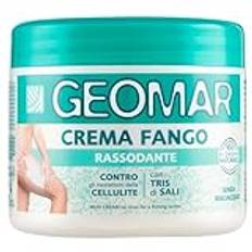 GEOMAR | Uppstramande lera kräm mot celluliter, 95% naturligt ursprung med saltstammar (havssalt, Epsom och Döda havet), Risciaquo-fri, tillverkad i Italien, 450 ml