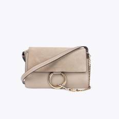 CHLOE Faye Small Shoulder Bag - Grey