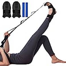Flintronic Yoga-rem, yogabälte, elastiskt yogaband, yogaband, yoga stretchbälte, för pilates, dans, träning, gymnastik