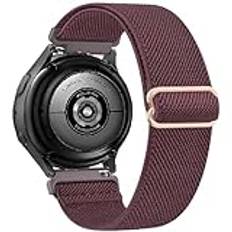 FYISWHO Klockarmband för Amazfit Bip 5 / GTR 4 / GTR 3 Pro/GTR 3 / GTR 2, 22 mm elastiskt nylonsportersättningsband för Amazfit GTR 47 mm/Pace/Stratos