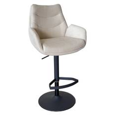Lisa stof creme/sort