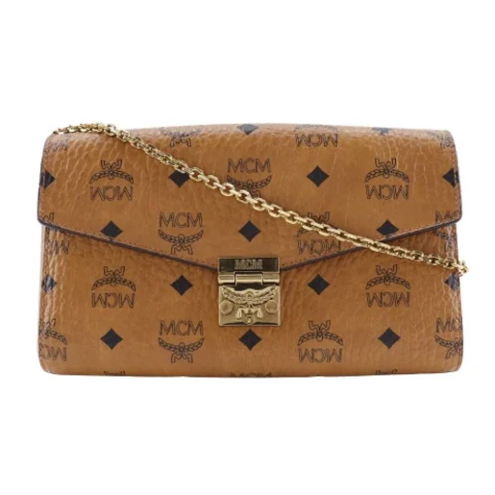 MCM Pre-owned - Pre-owned Laeder axelremsvskor Vintage - Dam - ONE Size -