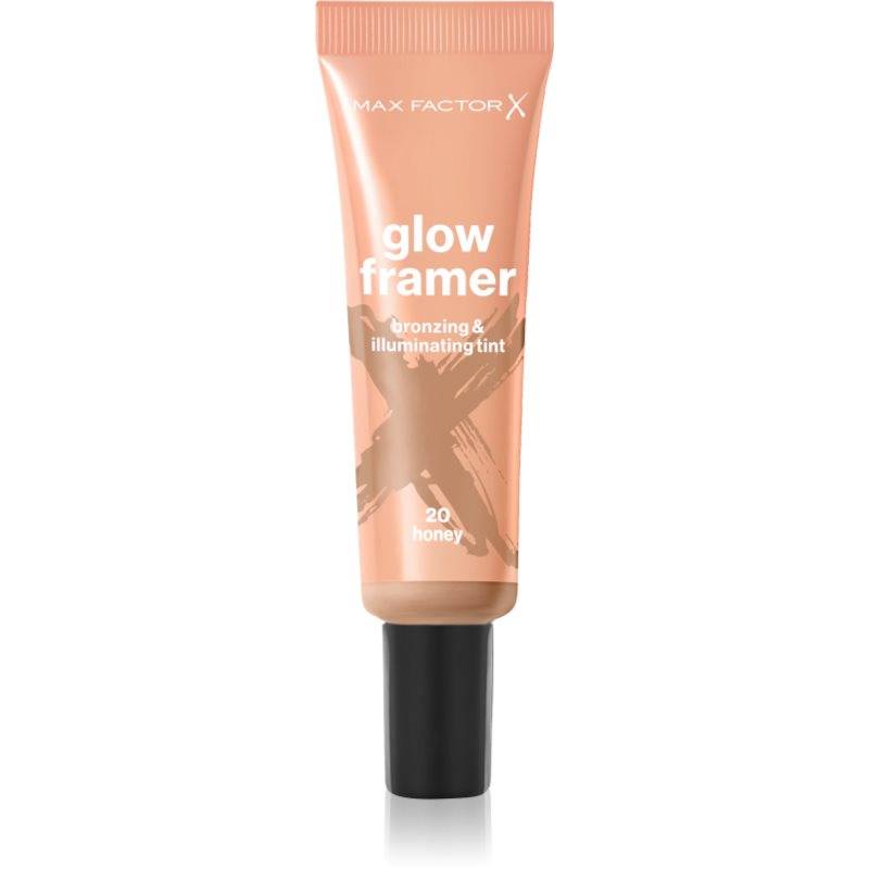 Max Factor Miracle Pure Glow Framer flytande bronzer Skugga 20 Honey 30 ml