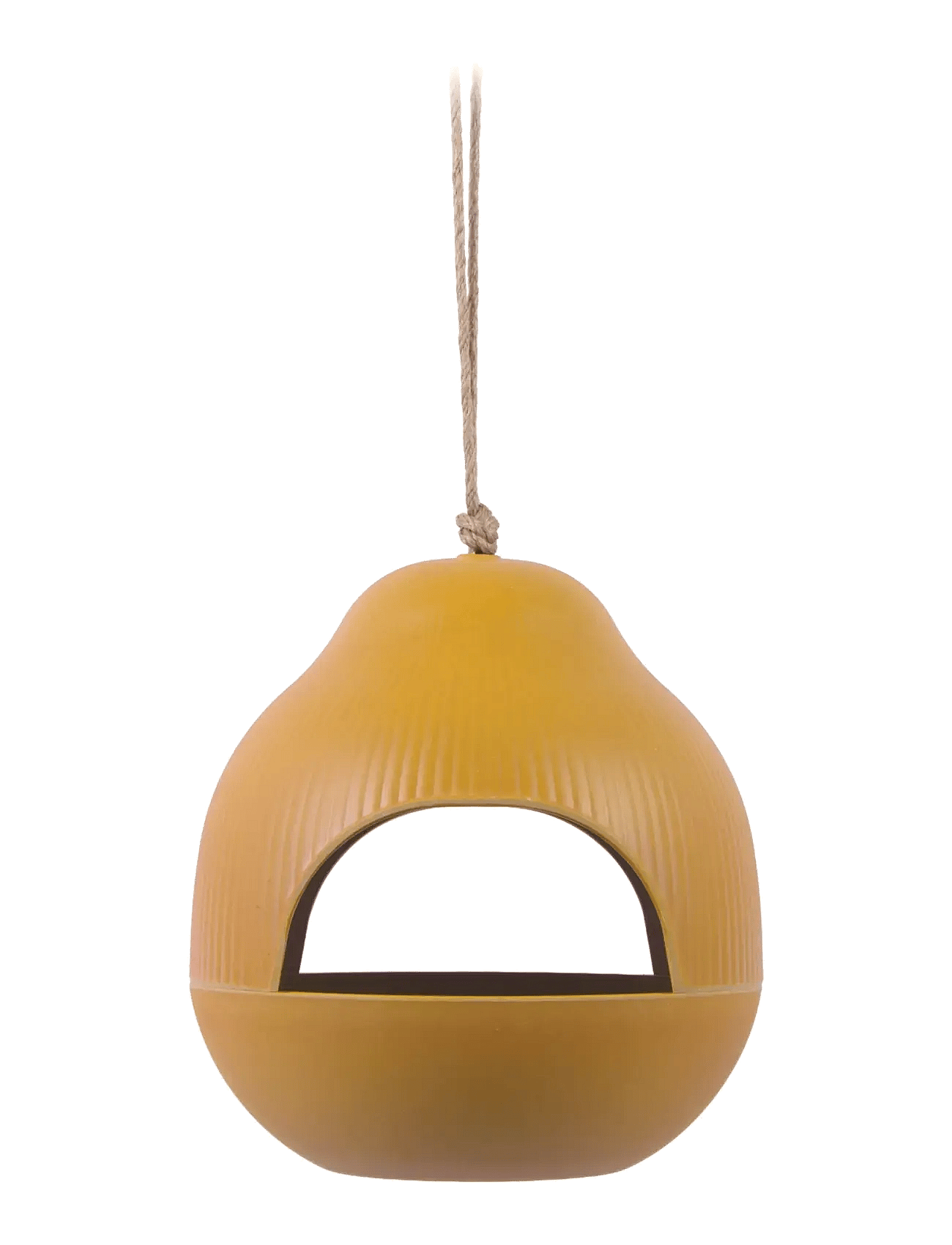 present time Bird Feeder Capullo Ochre Yellow - Yellow - H 19CM