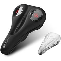 ROCKBROS Cykelsadelöverdrag Gel Sadelöverdrag Smal och Andningsbar Vaddering Sadelöverdrag Cykelsitsöverdrag för MTB, vägcykel, E-cykel röd/blå (28 * 17cm)
