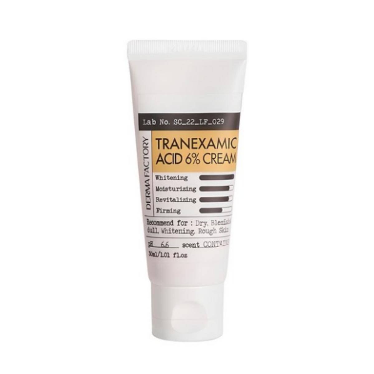DermaFactory Tranexamic Acid 6% Cream — 30ml white