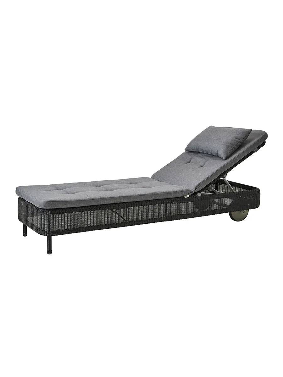 Presley Solvogn fra Cane-line Sort / Grey, Cane-line Natté - Jacobsen Plus