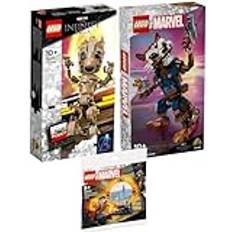 Lego Marvel Set: 76282 Rocket & Baby Groot, 76217 I Bin Groot & 30650 Dimensionsportalen av Doctor Strange