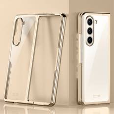Samsung Galaxy Z Fold 5 5G Cover med hæved kant -Gull