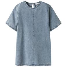 Name It Kjole - NkfBeau - Medium Blue Denim - Name It - 12 år (152) - Kjole