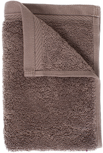 The One Towelling Økologisk Gæstehåndklæde 30X50 Cm - Taupe - 30x50 cm