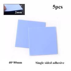 5 stk Silikone Thermal Pad Thermal Pad Sheet 40X80MM 2MM