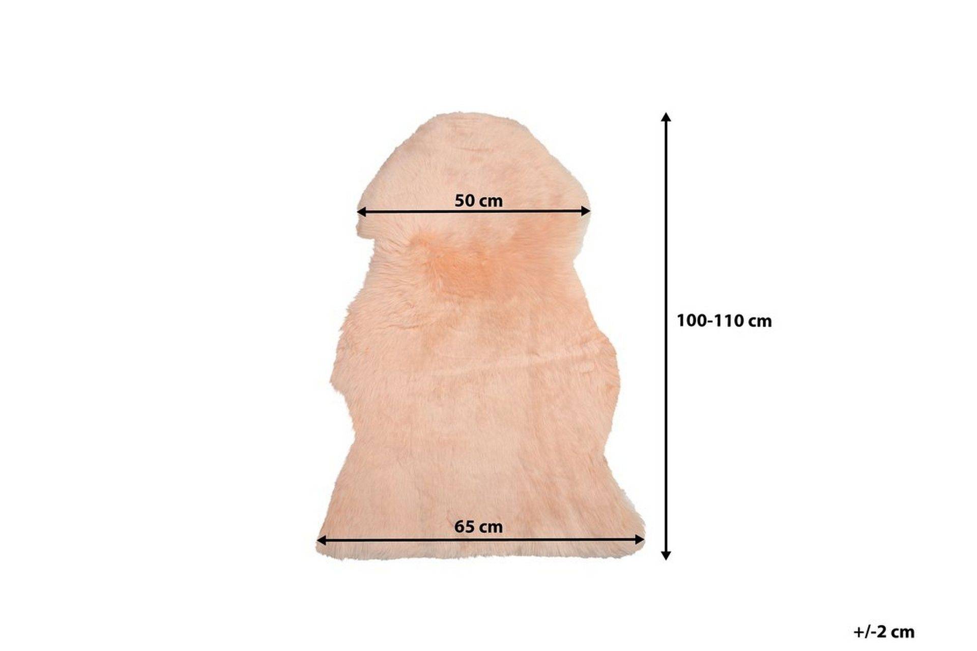 Uluru Fårskinn 65|110 cm - Rosa Fällar & skinnmattor