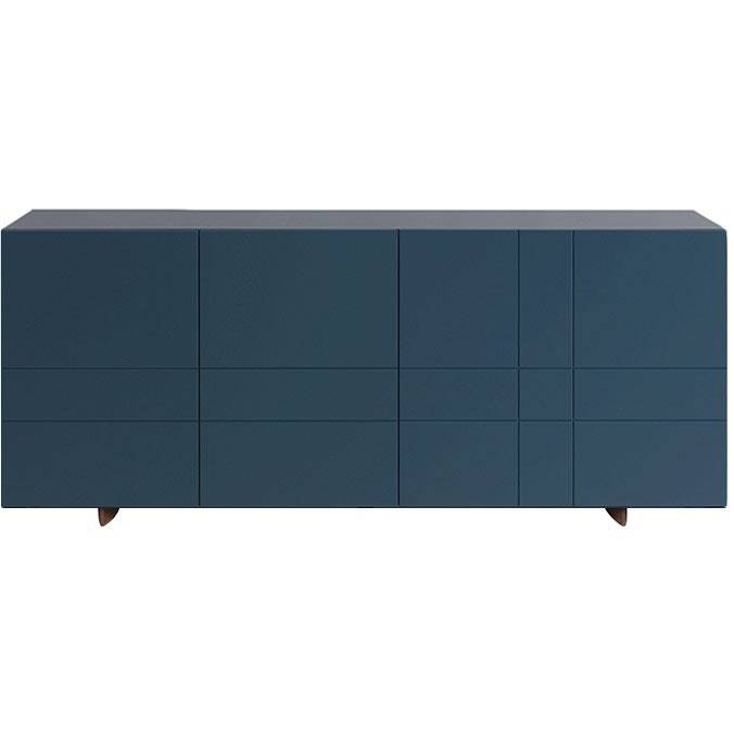 Asplund Kilt 137 Sideboard With Doors - Sidebord & Aflastningsbord Lakeret Mdf Deep Blue - KS137D3130P6.