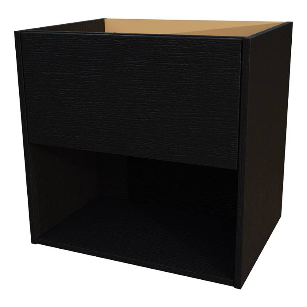 TVÄTTSTÄLLSSKÅP CAMARGUE AURA 1 LÅDA & BOX 60CM DEKOR SVART