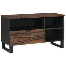 TV Skåp 80x33.5x46 cm Massivt Trä Mangou & Ingenjörat Trä