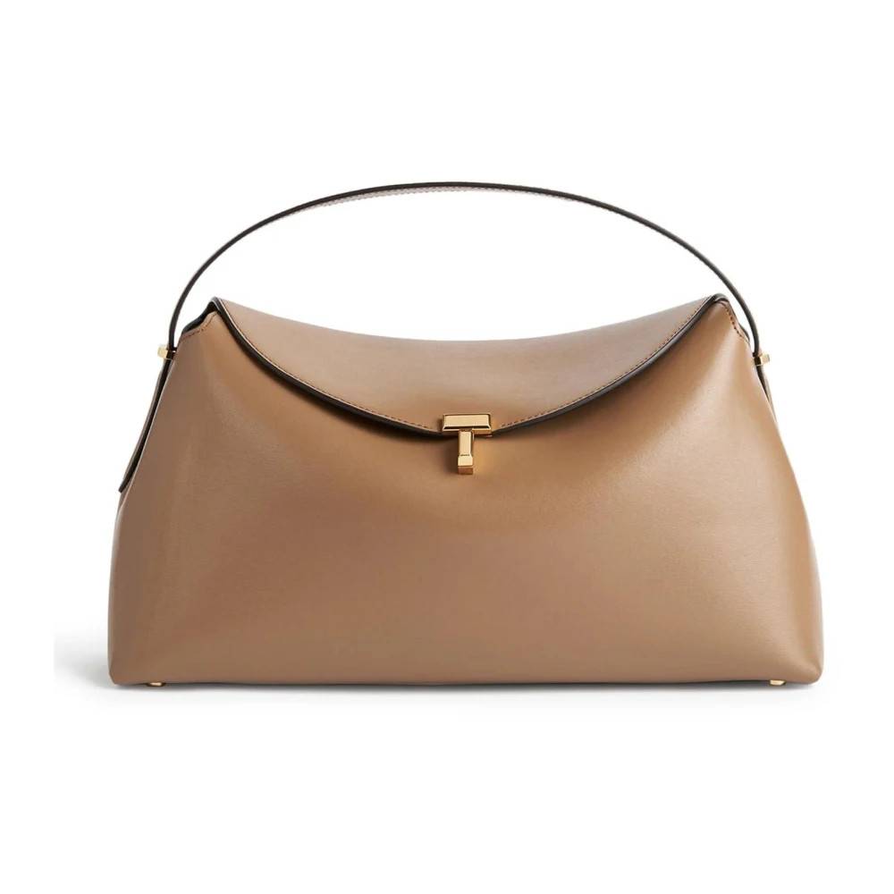 TotêMe T-Lock Top Handle Håndtaske - Tasker - Dame - Brun - ONE SIZE - Læder