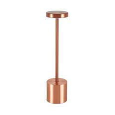 Opladelig LED bordlampe CCT touch dæmpbar Kobber