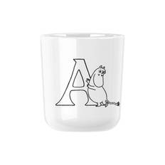 Moomin ABC mugg A, moomin white