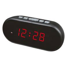 Radiovækkeur LED Digital Vægur Digital Radiovækkeur Plast Vækkeur Vækkeur LED Digital Bordur