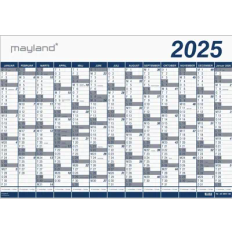 KALENDER MAYLAND 2025 25065100 KÆMPEKALENDER 1X13 MDR. PP-PLAST 100X70CM