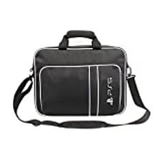Storage Bag Compatible for PS5, for PS5 Carry Case Travel Bag Nylon Case Cover Compatible for Playstation 5/PS5 Digital Edition Console Bag Backpack Gaming Accessories (Black)