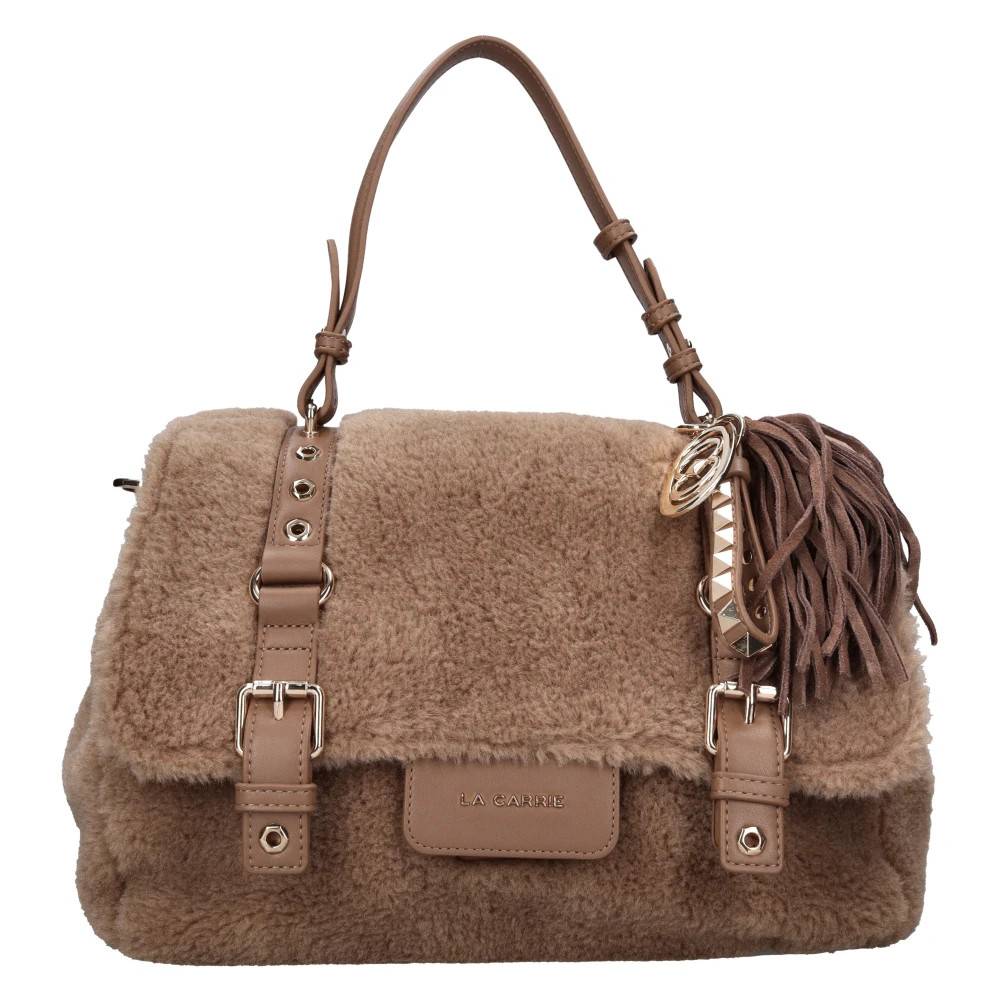 La Carrie Teddy Bag - Tasker - Dame - Beige - ONE SIZE - Uld