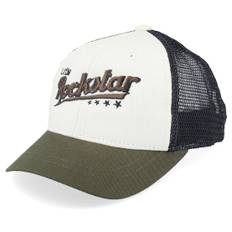 Kiddo Cap - Beige trucker Keps - Kids Toddler Little Rockstar Ivory/Black/Dark Mash Trucker @ Hatstore