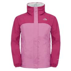 The North Face Girls Resolve Reflective Roxbury Pink Skaljacka Barn