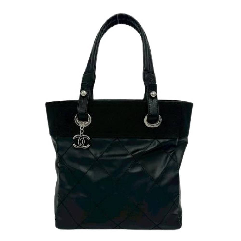 Chanel Vintage Pre-owned Paris-Biarritz PM Læder Tote Bag - Vintage - Dame - Sort - ONE SIZE - Læder