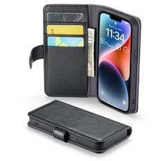 Mobique Ægte Læderetui iPhone 13 Mini Sort